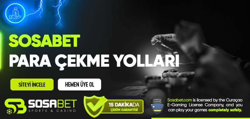 Sosabet Para Çekme Yolları