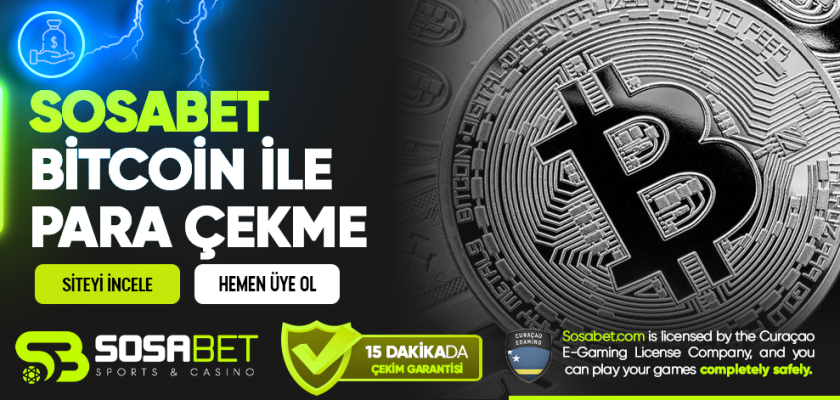 Sosabet Bitcoin ile Para Yatırma