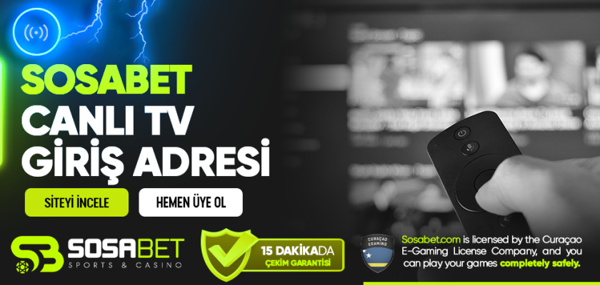 Sosabet Canlı TV Giriş Adresi