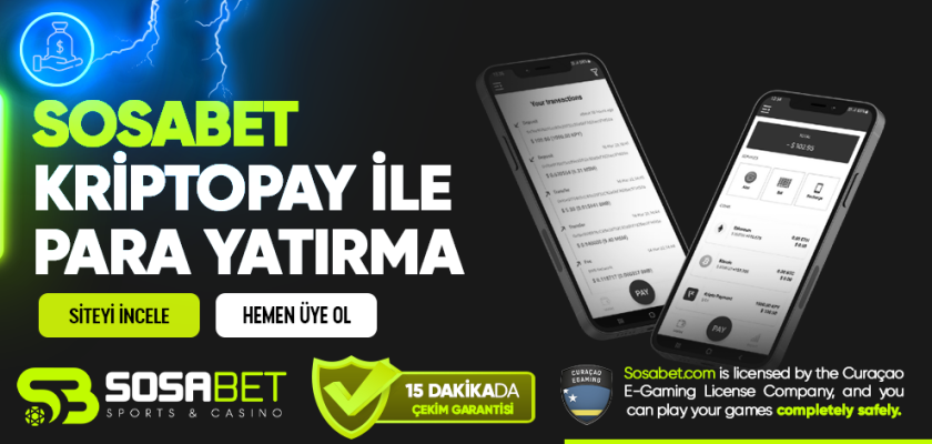 Sosabet KriptoPay ile Para Yatırma